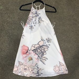 White Floral Dress